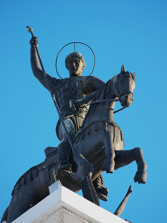Памятник святому Георгию Победоносцу. Рязань, Россия