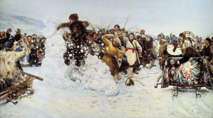 В.И. Суриков. Взятие снежного городка. 1894 г.