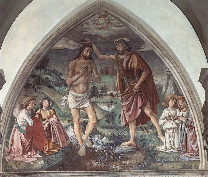 Доменико Гирландайо. Крещение Христа. 1473 г.  
