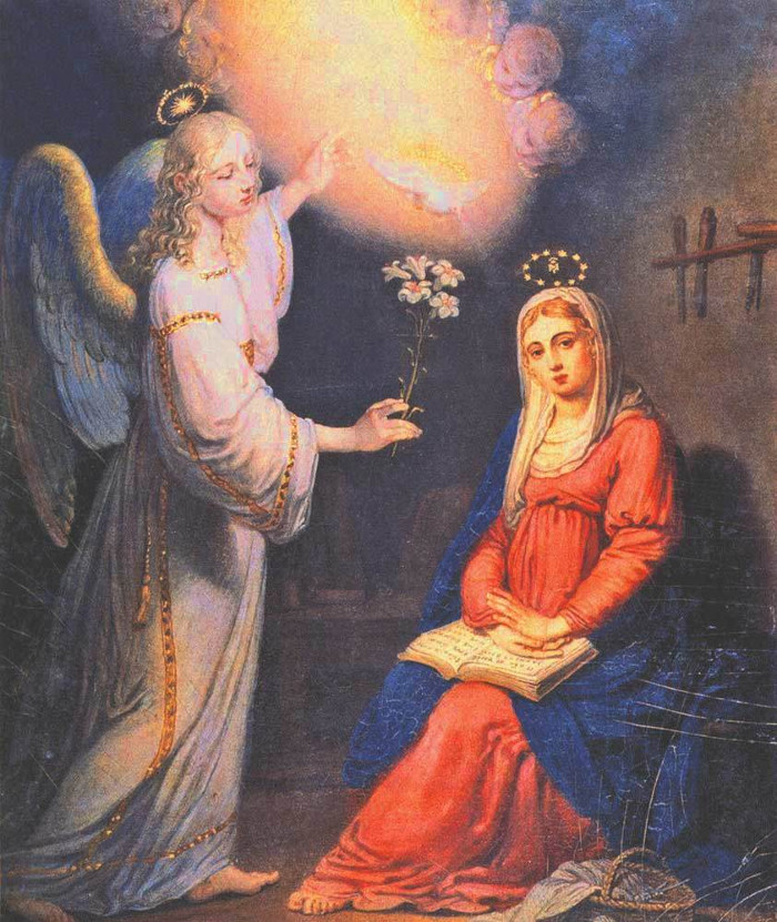 В. Боровиковский. Благовещение. 1810-е гг. ГРМ, СПб