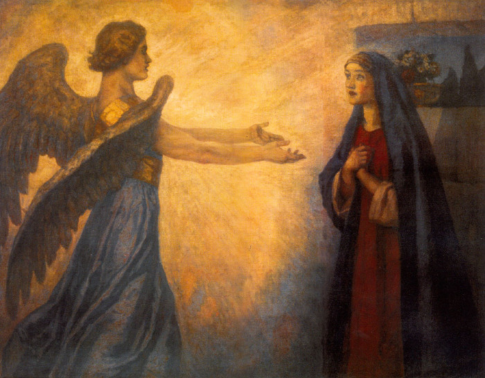 В. Суриков. Благовещение. 1914 г. Художественный музей им. В. И. Сурикова, Красноярск