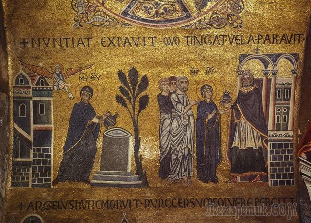 Мозаика. Благовещение. XI в. Собор Сан Марко. Венеция, Италия