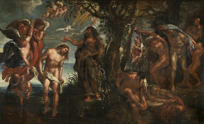 Питер Пауль Рубенс. Крещение Христа. 1627 г.