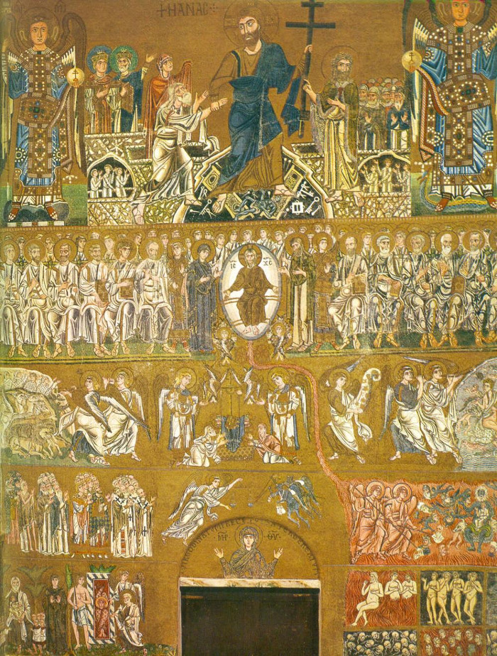 Мозаика. Страшный Суд. XII в. Собор Санта-Мария-Ассунта. Торчелло. Италия