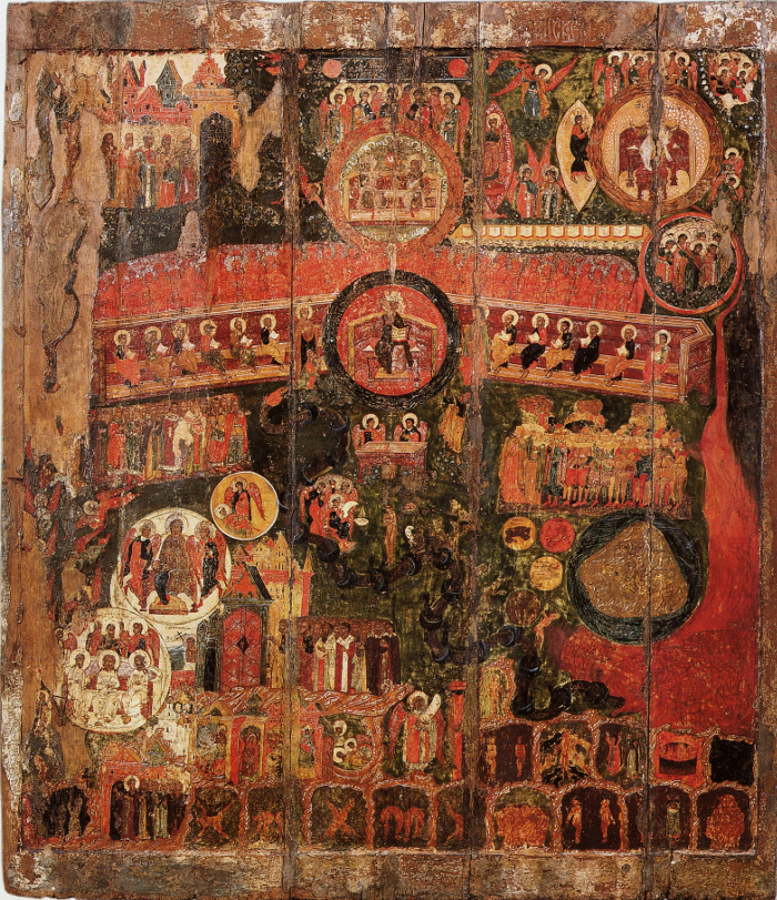 Икона. Страшный Суд. Вторая половина XVII в. Вологодский музей-заповедник