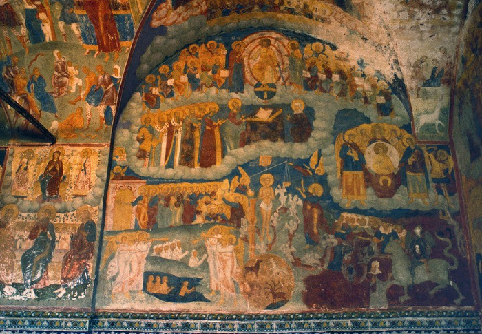 Фреска. Страшный Суд. XVII в. Церковь Ильи Пророка. Ярославль