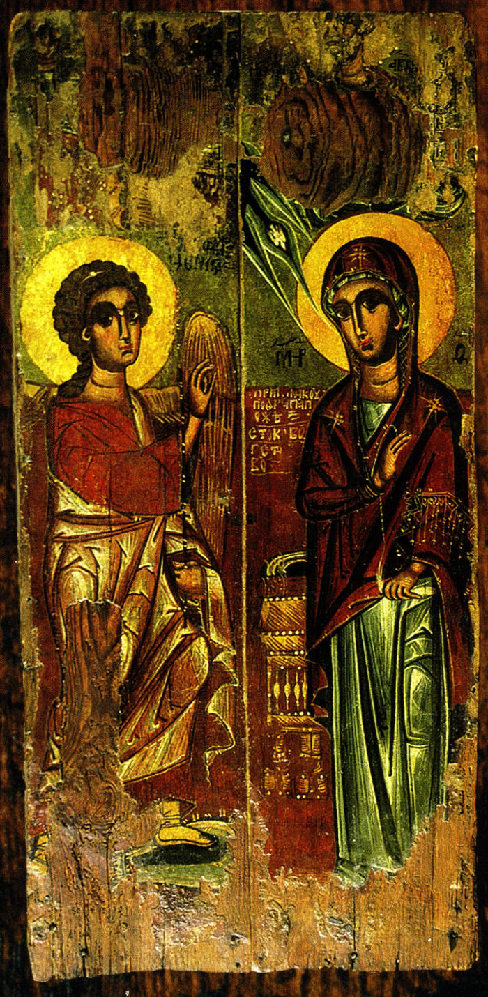 Икона. Благовещение. XV – XVI вв. Из церкви св. ап. Петра и Павла. Мельник, Болгария