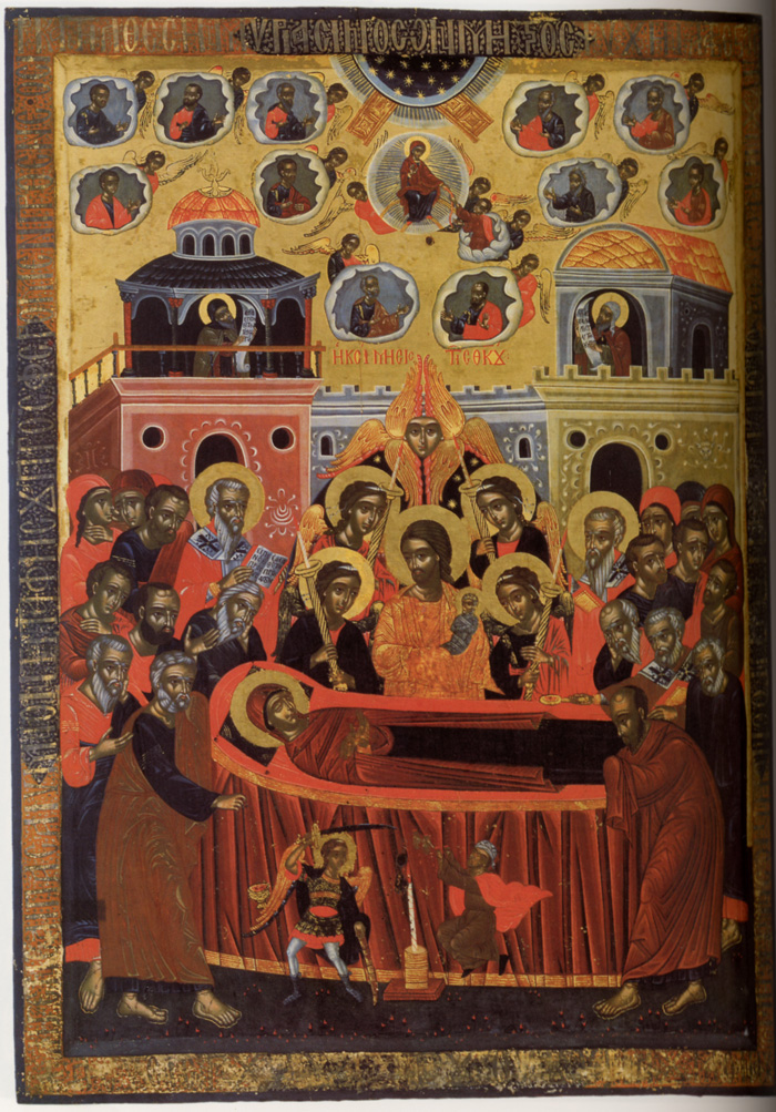 Икона. Успение Богородицы. Середина XVII в. Греция. Монастырь Пантократор. Афон 