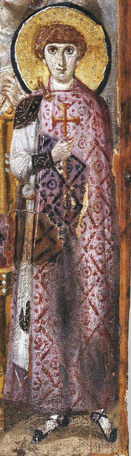Икона. Св. вмч. Георгий Победоносец. Византия. VI век. Монастырь св. Екатерины, Синай. Египет