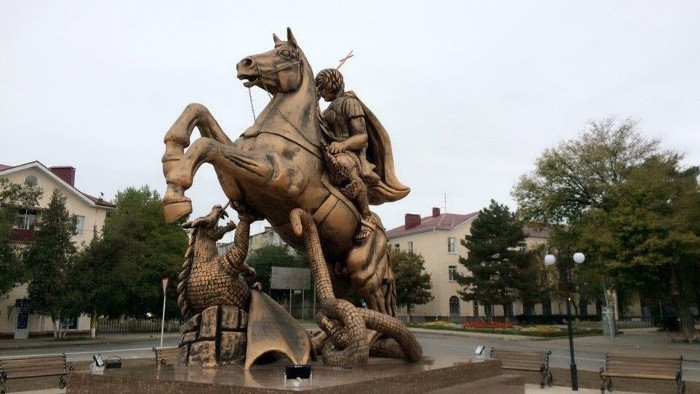 Памятник святому Георгию Победоносцу. Георгиевск, Россия