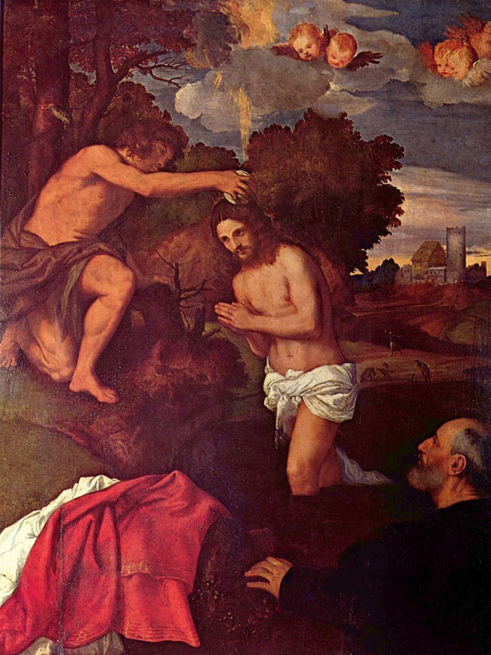 Тициан Вечеллио. Крещение Христа. 1512 г. Пинакотека Капитолина
