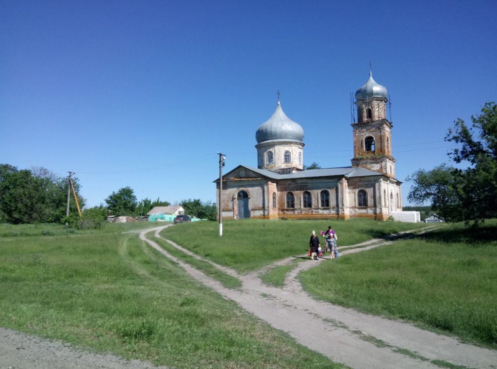 Храм Святого Георгия Победоносца село Свистуновка Луганская область