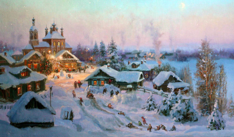 В. Жданов. Накануне Рождества