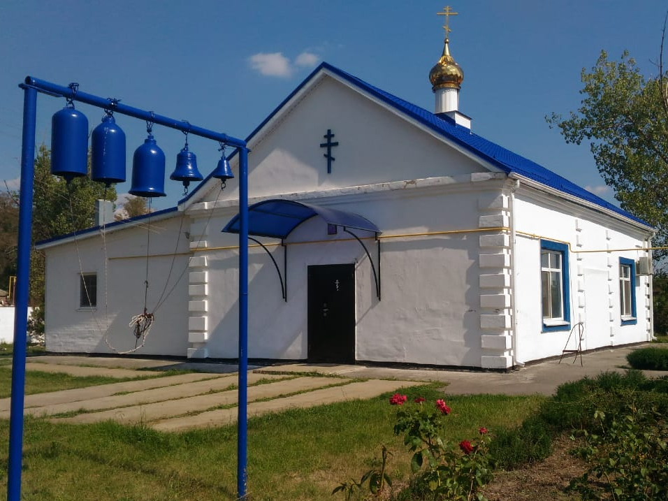 Храм Святой Екатерины хутор Верхнесоленый Ростовская область
