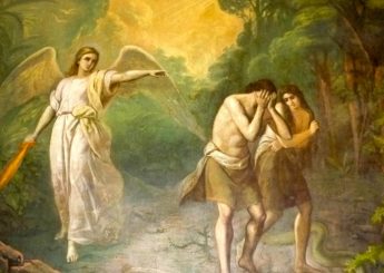 Картина Изгнание из Рая Адама и Евы