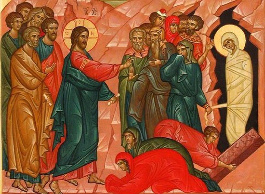 Икона Воскрешение Лазаря