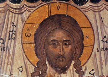 Фреска Нерукотворный Образ Господа Византия