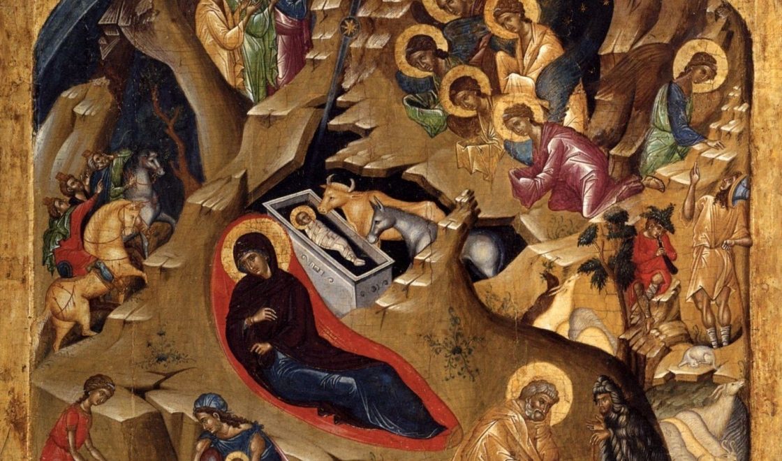 Икона Рождество Христово Афон