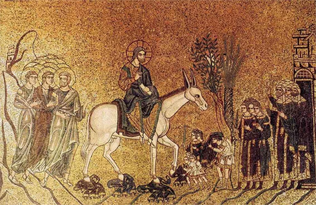 Мозаика Вход Господень в Иерусалим