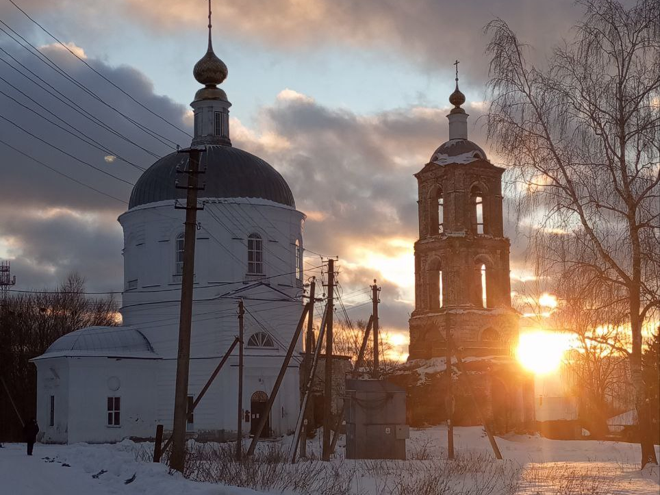 Храм Живоначальной Троицы село Яковцево Нижегородская область