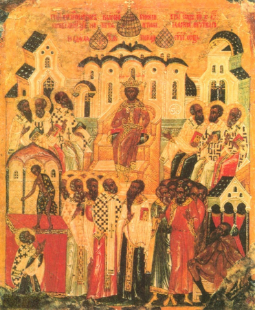 Неделя 8-я по Пятидесятнице. Память святых отцов шести Вселенских Соборов