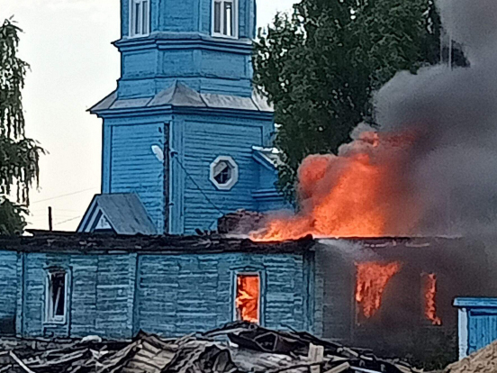 Сбор средств на восстановление церковных зданий после пожара