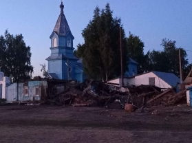 Сбор средств на восстановление церковных зданий после пожара