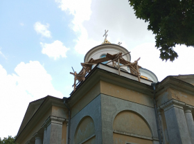 Сбор на ремонт барабанов на крыше храма Рождества Пресвятой Богородицы