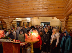 Сбор пожертвований на паникадило в новый храм