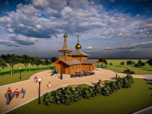 Сбор пожертвований на строительство храма Сергия Радонежского