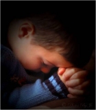 Молитва ребенка и радуга