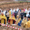 Состоялась закладка Храма -- залит и освящен фундамент 