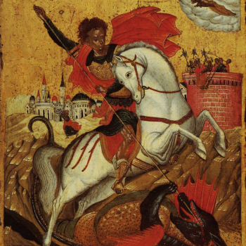Чудо о сарацине, пустившем стрелу в икону святого Георгия