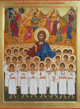 ​Молебен и молитвы перед иконой Вифлеемских младенцев