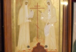 Икона преподобномучениц Великой княгини Елисаветы и инокини Варвары 