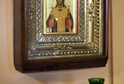 Образ святителя Иоасафа Белгородского с частицей мощей