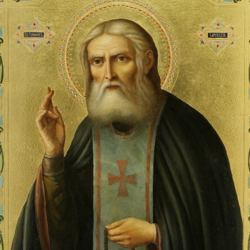 Чтимая икона преподобного Серафима Саровского