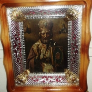 Обновившаяся икона святителя Николая, Архиепископа Мир Ликийских, чудотворца.