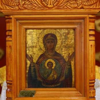 Икона Пресвятой Богородицы «Знамение» Новгородская