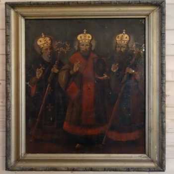 Икона Трех Святителей (18-19 век.)