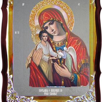 Икона Пресвятой Богородицы «Скорбящая о младенцах во чреве убиенных»  