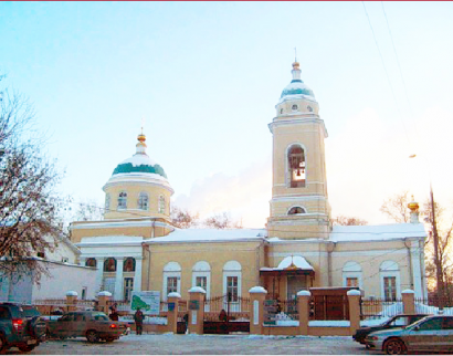 Церковь Иконы Божией Матери Всех Скорбящих Радость на Калитниковском кладбище