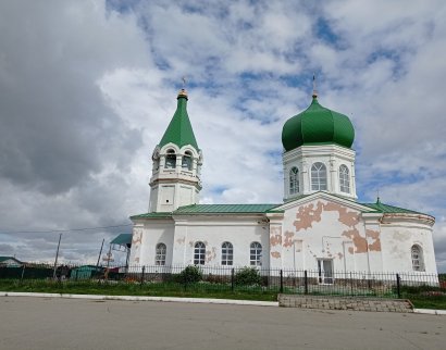 Храм Александра Невского с. Демарино, Пластовского района, Челябинской обл.