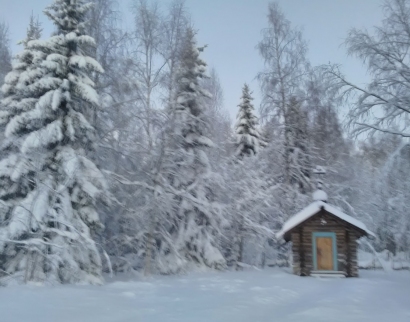 Pyhän Herman Alaskalaisen tsasouna