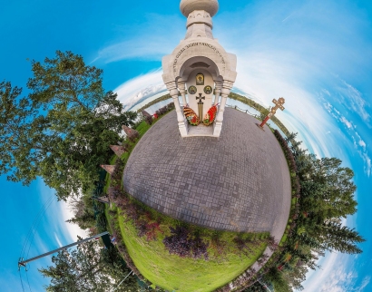 Часовня защитникам отечества на берегу