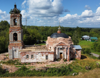 Церковь Святителя Николая Чудотворца село Монаково Нижегородской области