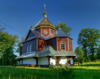 Дерев'яна церква покрови Пр. Богородиці, 1896 р