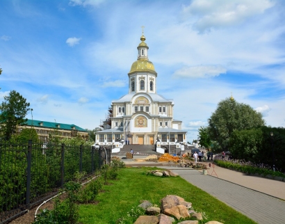 Часовня Серафима Саровского на водокачке