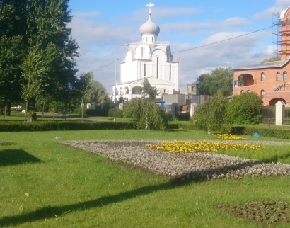 Храма прихода Благовещенской Пискаревской церкви