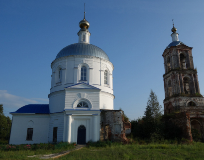 Храм Троицы Живоначальной в селе Яковцево Нижегородская область